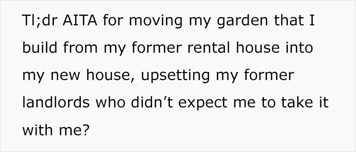 Landlords Didn't Expect Tenant Would Move Her Garden With Her, Have Potential Buyers Walk Out Landlords Didn't Expect Tenant Would Move Her Garden With Her, Have Potential Buyers Walk Out