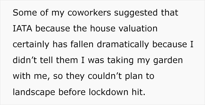 Landlords Didn't Expect Tenant Would Move Her Garden With Her, Have Potential Buyers Walk Out Landlords Didn't Expect Tenant Would Move Her Garden With Her, Have Potential Buyers Walk Out
