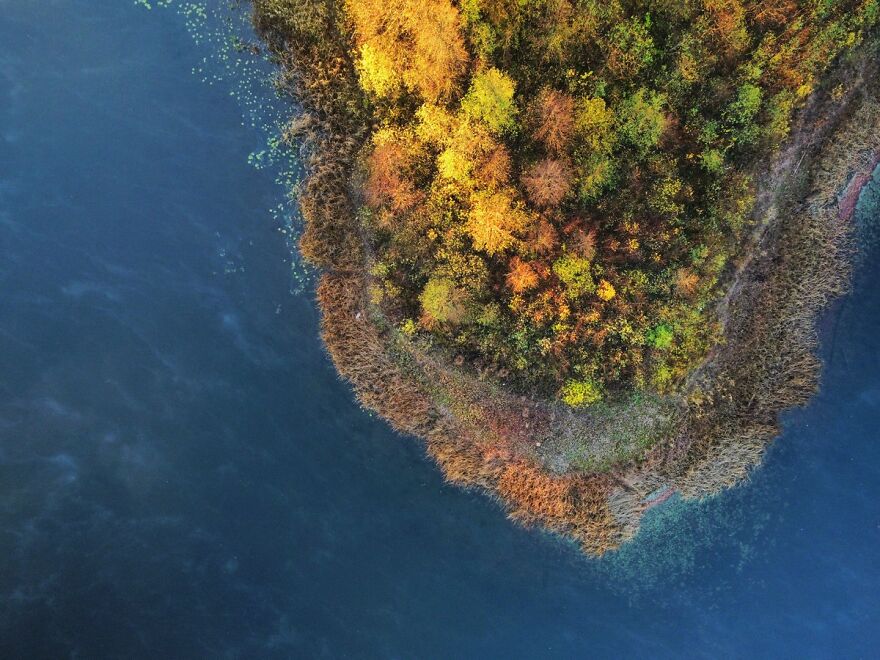 Autumn Landscape From The Air Autumn Landscape From The Air