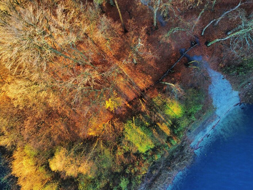 Autumn Landscape From The Air Autumn Landscape From The Air