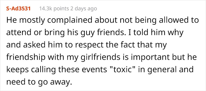 Boyfriend Loses It After Finding Out That His Girlfriend Is Having A Girls' Night In, The Woman Is Blown Away