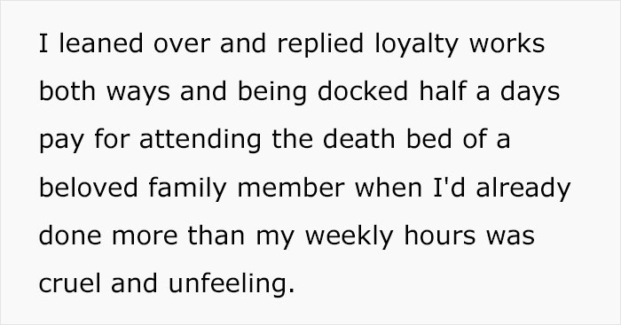After Not Receiving Loyalty From The Company, Employee Starts Leaving Work Right On The Dot, Maliciously Complying With The Manager's Views