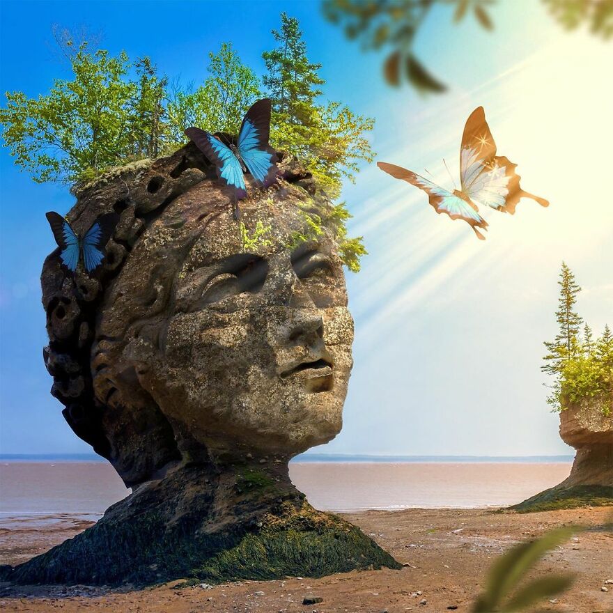 Photographic Project Merges Landscapes And Wild Animals Into Breathtaking Images (53 Pics)