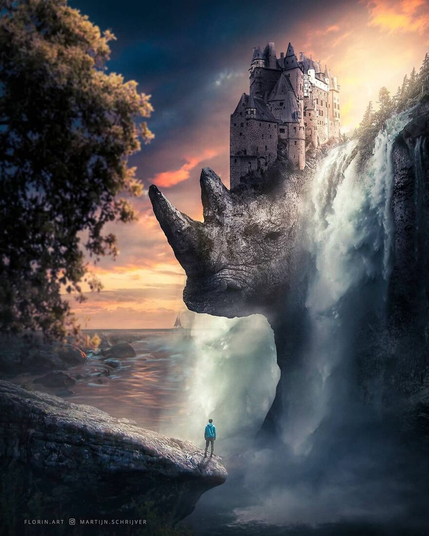 Photographic Project Merges Landscapes And Wild Animals Into Breathtaking Images (53 Pics)