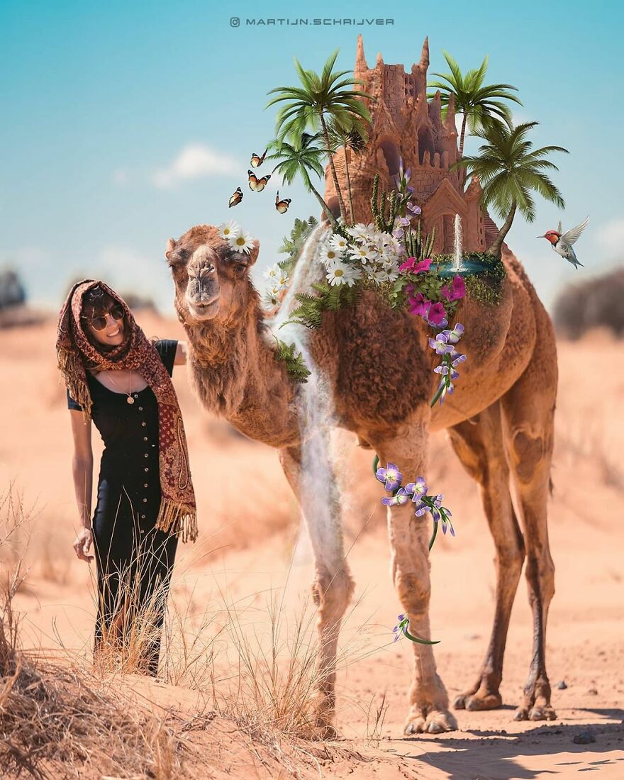 Photographic Project Merges Landscapes And Wild Animals Into Breathtaking Images (53 Pics)