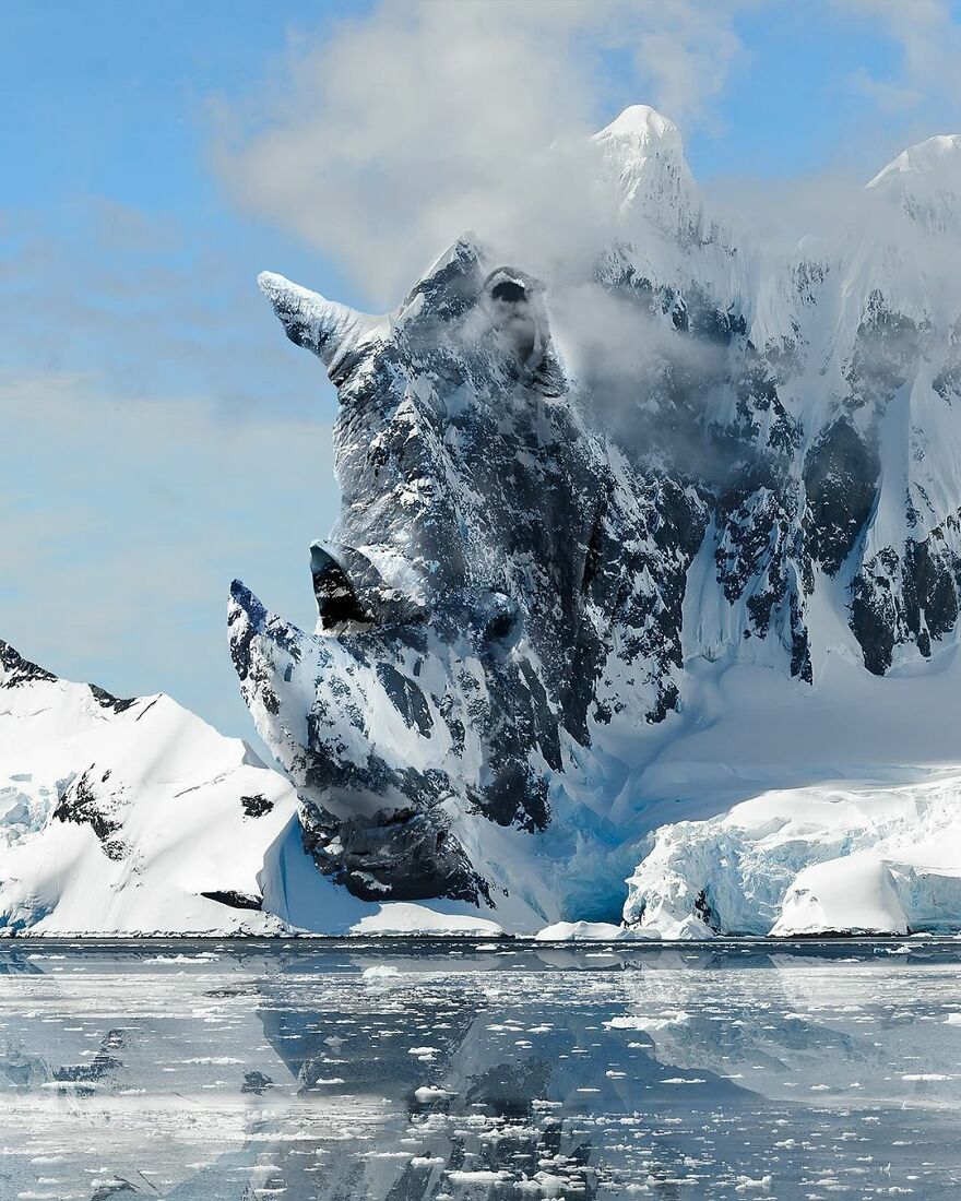 Photographic Project Merges Landscapes And Wild Animals Into Breathtaking Images (53 Pics)