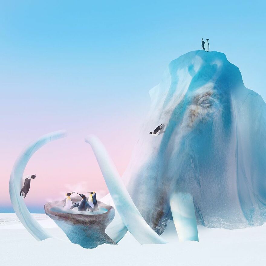 Photographic Project Merges Landscapes And Wild Animals Into Breathtaking Images (53 Pics)