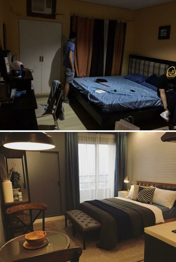 I Made Over My Friend’s Studio Apartment. Here’s A Before-And-After. It’s Also The First Time Anyone Asked Me To Design Their Home