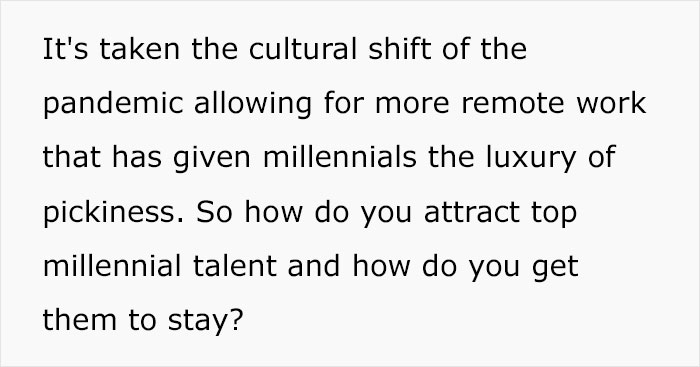 Woman Shares What Workplace Perks Millennials Would Give Up In Exchange For These 8 Benefits