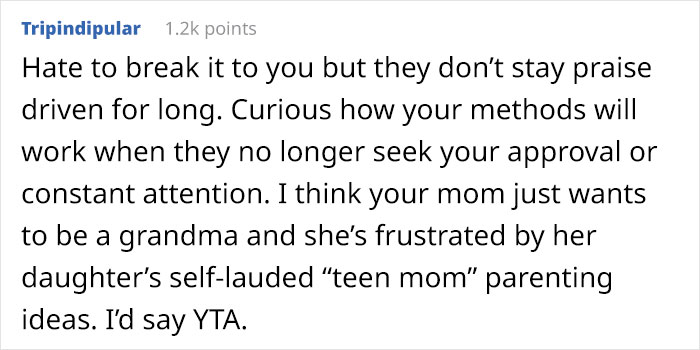 Grandmother Doesn’t Get Her Daughter’s Parenting Style And The Woman Wonders If She’s In The Wrong For Not Willing To Change Grandmother Doesn’t Get Her Daughter’s Parenting Style And The Woman Wonders If She’s In The Wrong For Not Willing To Change