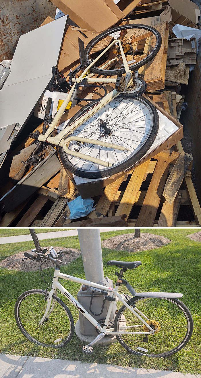 Did I Really Find A $500 Almost Perfectly Functional Aluminum Bike In The Trash And Take It Home?! Yes I Did!