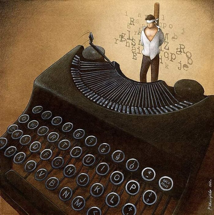 95 New Illustrations By Artist Pawel Kuczynski Put Their Finger On The Wounds Of Today's Society