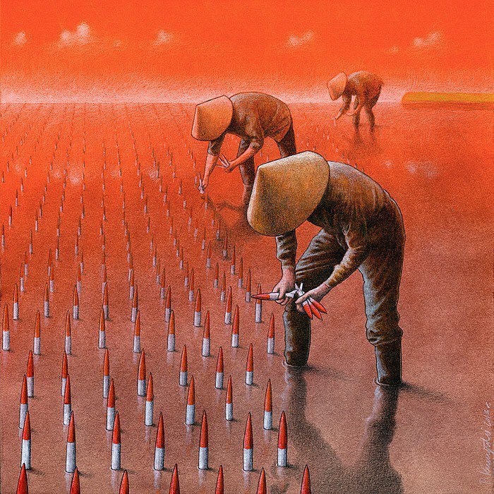 95 New Illustrations By Artist Pawel Kuczynski Put Their Finger On The Wounds Of Today's Society
