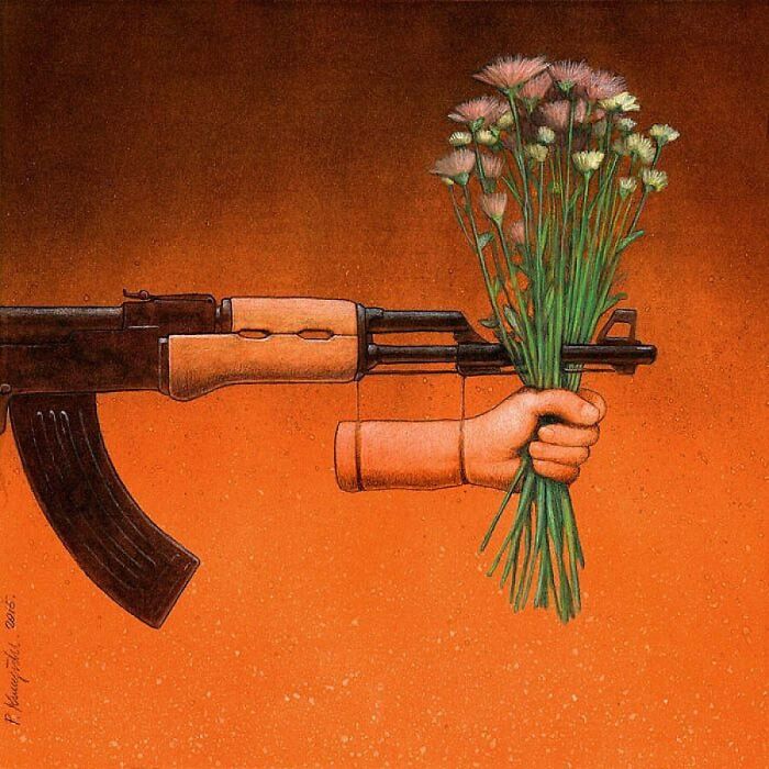 95 New Illustrations By Artist Pawel Kuczynski Put Their Finger On The Wounds Of Today's Society