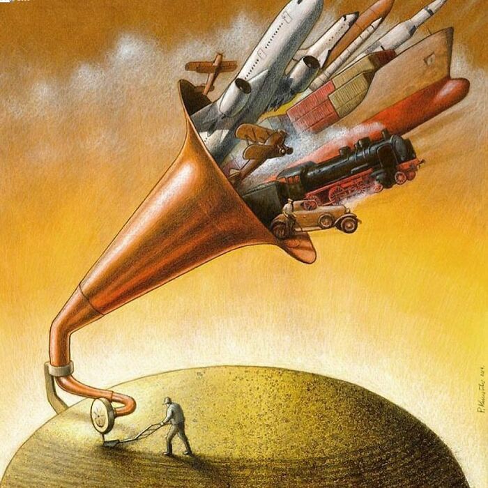 95 New Illustrations By Artist Pawel Kuczynski Put Their Finger On The Wounds Of Today's Society