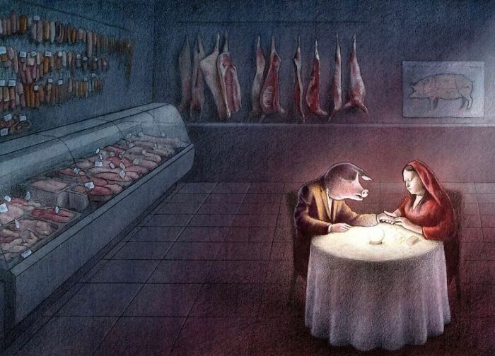 95 New Illustrations By Artist Pawel Kuczynski Put Their Finger On The Wounds Of Today's Society