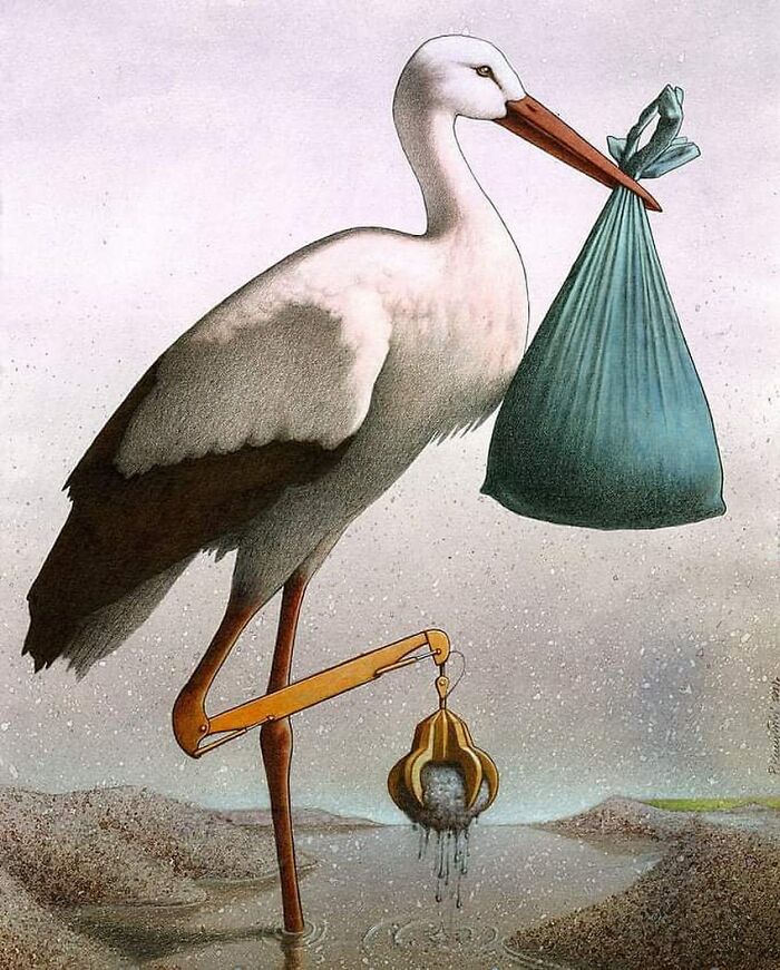 95 New Illustrations By Artist Pawel Kuczynski Put Their Finger On The Wounds Of Today's Society