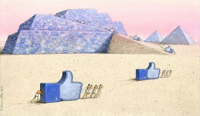 95 New Illustrations By Artist Pawel Kuczynski Put Their Finger On The Wounds Of Today's Society