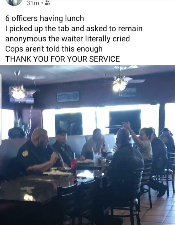 The Waiter Literally Cried