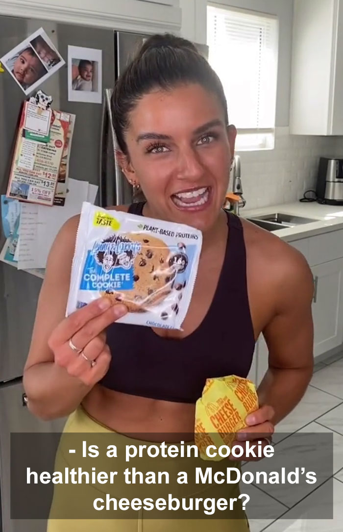Personal Trainer Says A McDonald's Cheeseburger Is Healthier Than A Protein Cookie, Follows Up With Proof