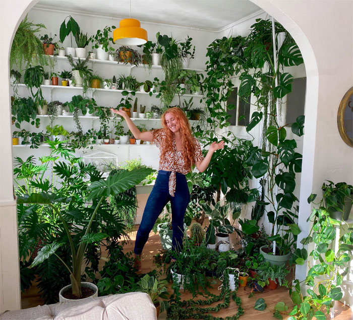 Proud Plant Mom Family Photo. Though Sometimes The Sheer Amount Of Plants I Care For Overwhelms Me