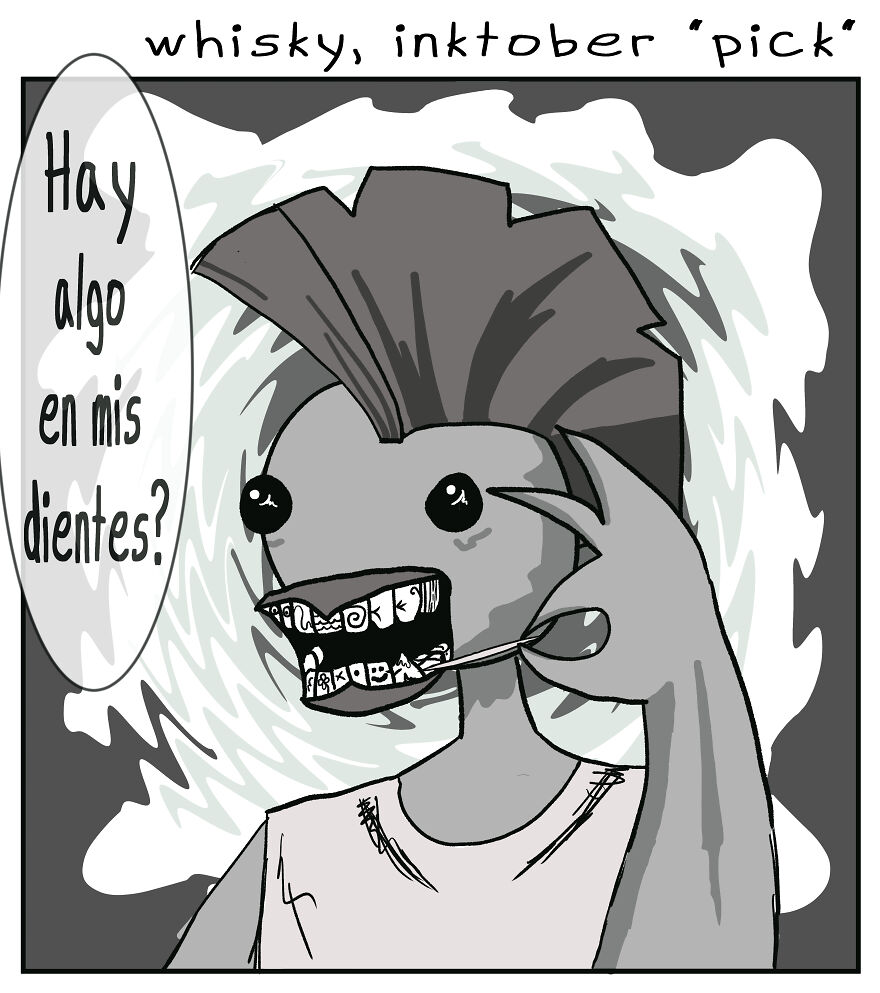 A Drawing Challenge Became A Portrait Of My Mental State.