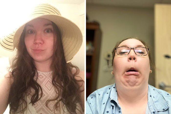 Before And After Getting A Phone With Portrait Mode