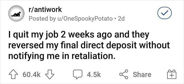 Former Employee Confronts Their Workplace For Not Paying Them Their Last Paycheck, Receives An Angry Email Former Employee Confronts Their Workplace For Not Paying Them Their Last Paycheck, Receives An Angry Email