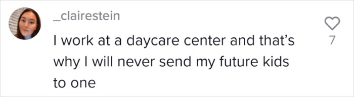 Mom Lists Reasons She Won't Put Her Daughter In Daycare