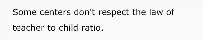 Mom Lists Reasons She Won't Put Her Daughter In Daycare