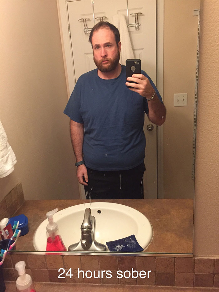 Guy Gives Up Alcohol And Transforms His Life, Here's His Progress After 5 Years