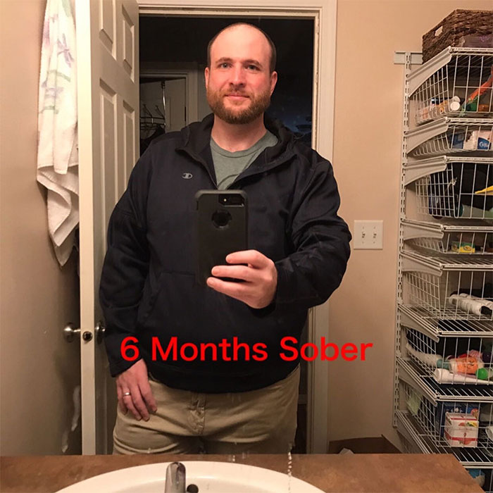 Guy Gives Up Alcohol And Transforms His Life, Here's His Progress After 5 Years