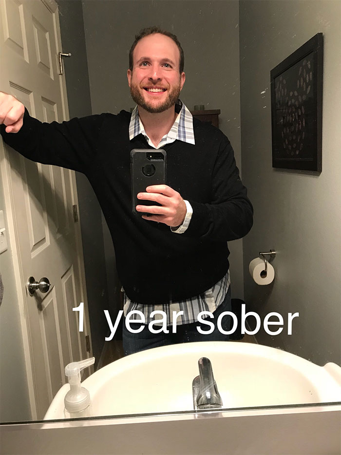 Guy Gives Up Alcohol And Transforms His Life, Here's His Progress After 5 Years