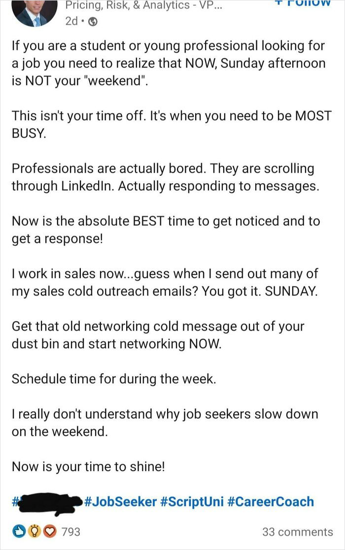 Sundays Are Not Your Weekend