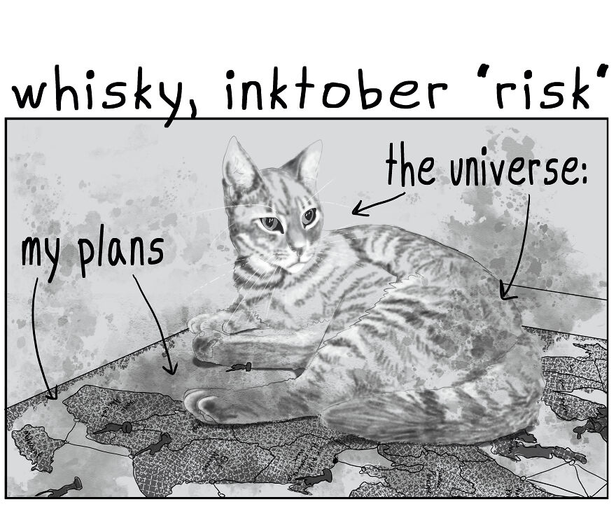 A Drawing Challenge Became A Portrait Of My Mental State.