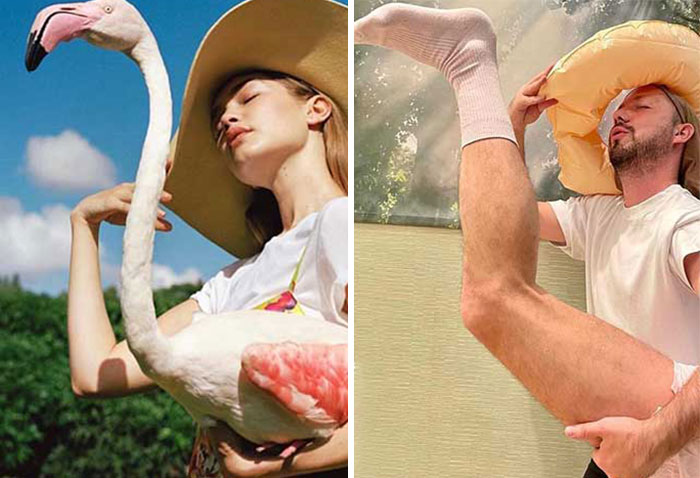 This Guy Decided To Parody Celebrity Outfits And Posted Funny Pictures On Instagram (30 New Pics)