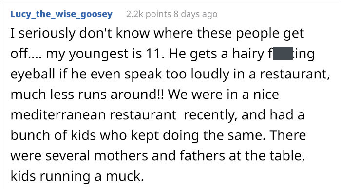 Woman Rebukes An Annoying Child For Touching Her Stuff At A Restaurant, Gets Confronted By His Mother