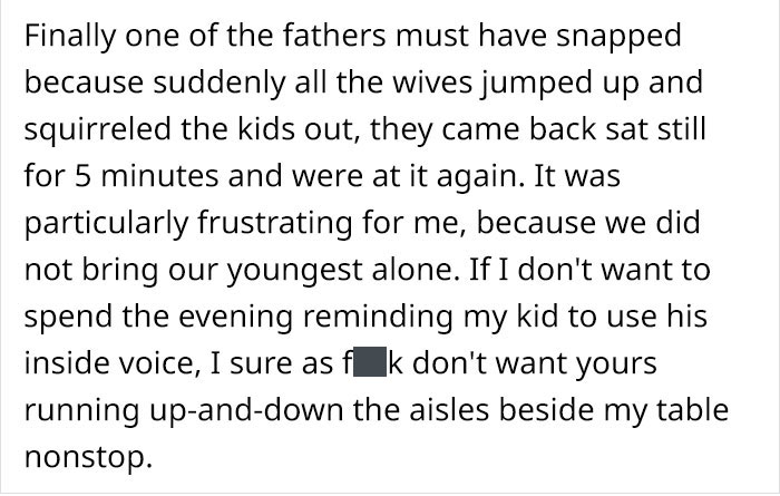 Woman Rebukes An Annoying Child For Touching Her Stuff At A Restaurant, Gets Confronted By His Mother