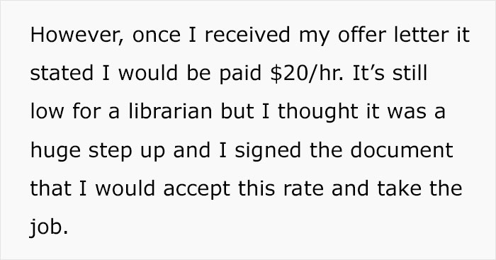 Person With Master&rsquo;s Degree Gets A Job Paying $20/Hr But When The Paycheck Comes And It&rsquo;s Only Half, The Employer Says The Agreement Has A Typo