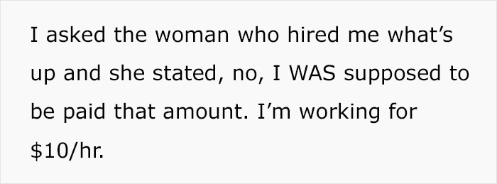 Person With Master&rsquo;s Degree Gets A Job Paying $20/Hr But When The Paycheck Comes And It&rsquo;s Only Half, The Employer Says The Agreement Has A Typo