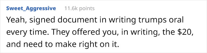 Person With Master&rsquo;s Degree Gets A Job Paying $20/Hr But When The Paycheck Comes And It&rsquo;s Only Half, The Employer Says The Agreement Has A Typo