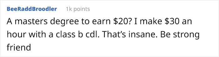 Person With Master&rsquo;s Degree Gets A Job Paying $20/Hr But When The Paycheck Comes And It&rsquo;s Only Half, The Employer Says The Agreement Has A Typo