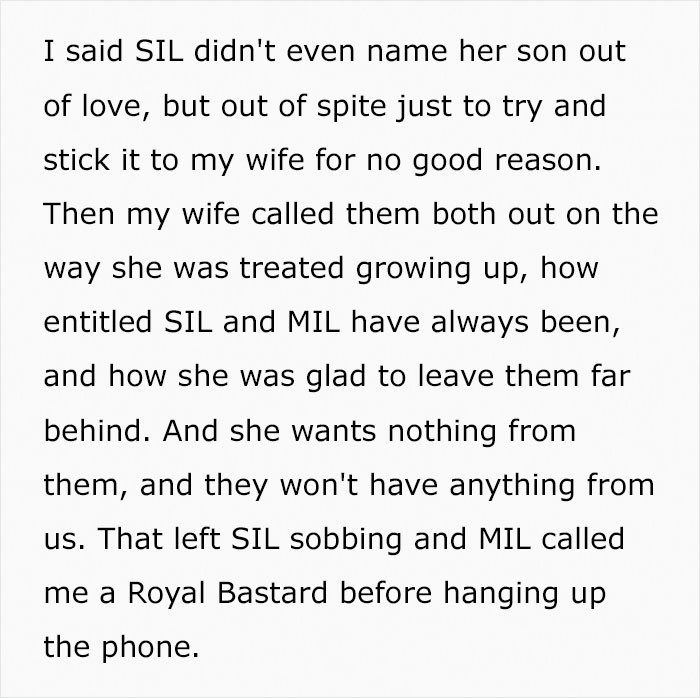 Sister-In-Law Steals Baby Name Out Of Spite, Regrets It After The Couple's Reaction