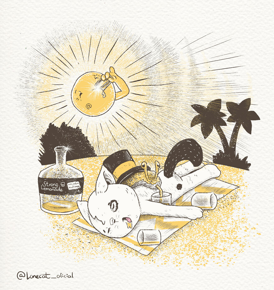 I Created Lonecat A Character To Help Me To Deal With My Fear Of People's Judgment. I Created Lonecat A Character To Help Me To Deal With My Fear Of People's Judgment.