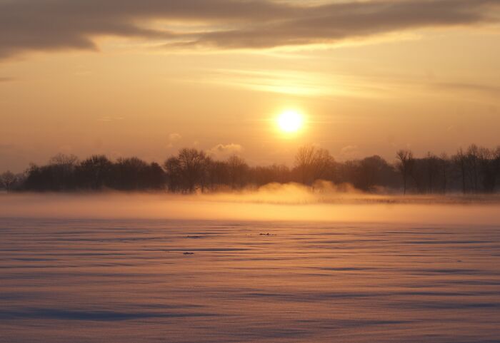 Snowy Sunrise