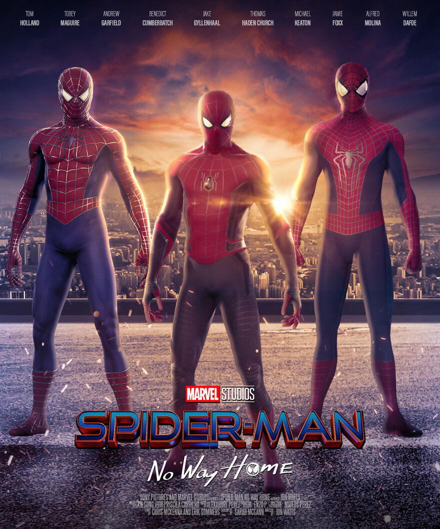 I Created 19 Posters Of The Spider-Man No Way Home Movie