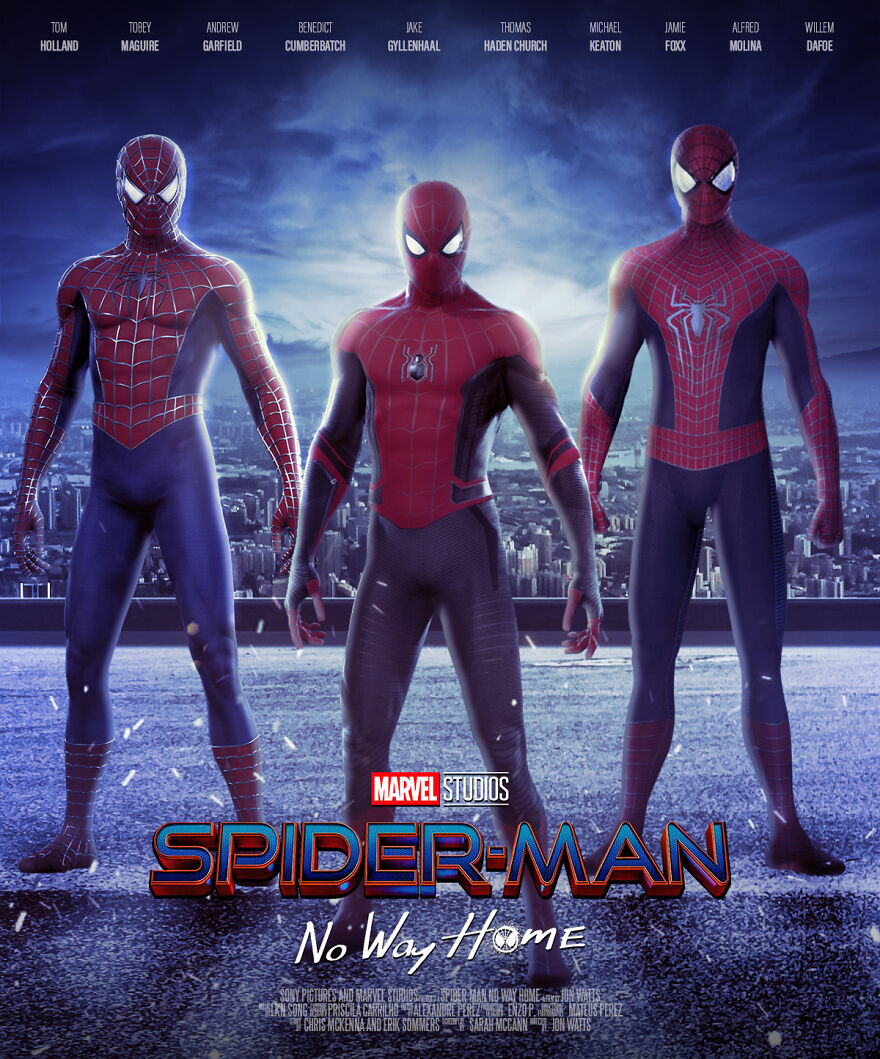 I Created 19 Posters Of The Spider-Man No Way Home Movie