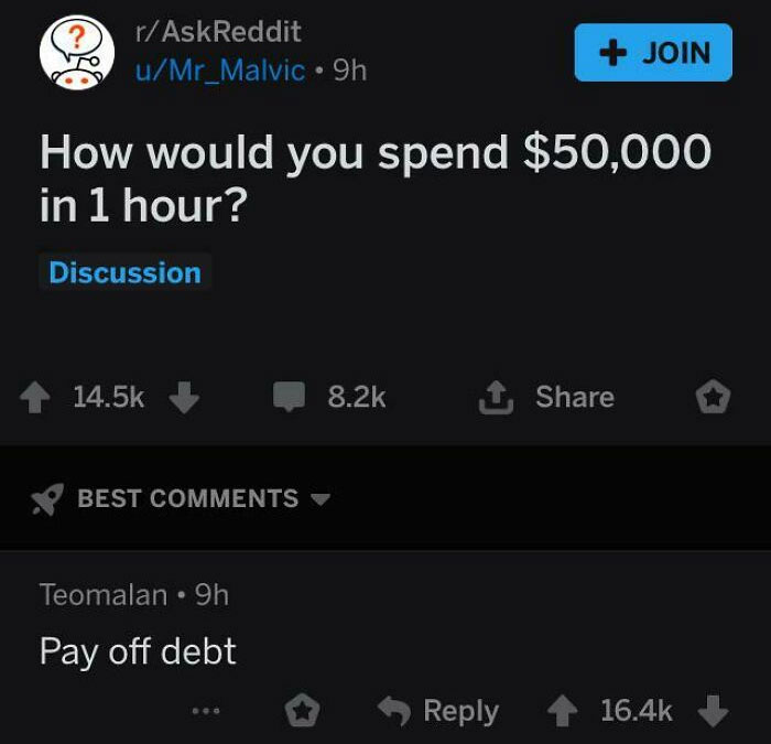 Yes, I Too, Love Paying Off Half My Student Loans. Or Be Able To Live Somewhere For Another 3 Months