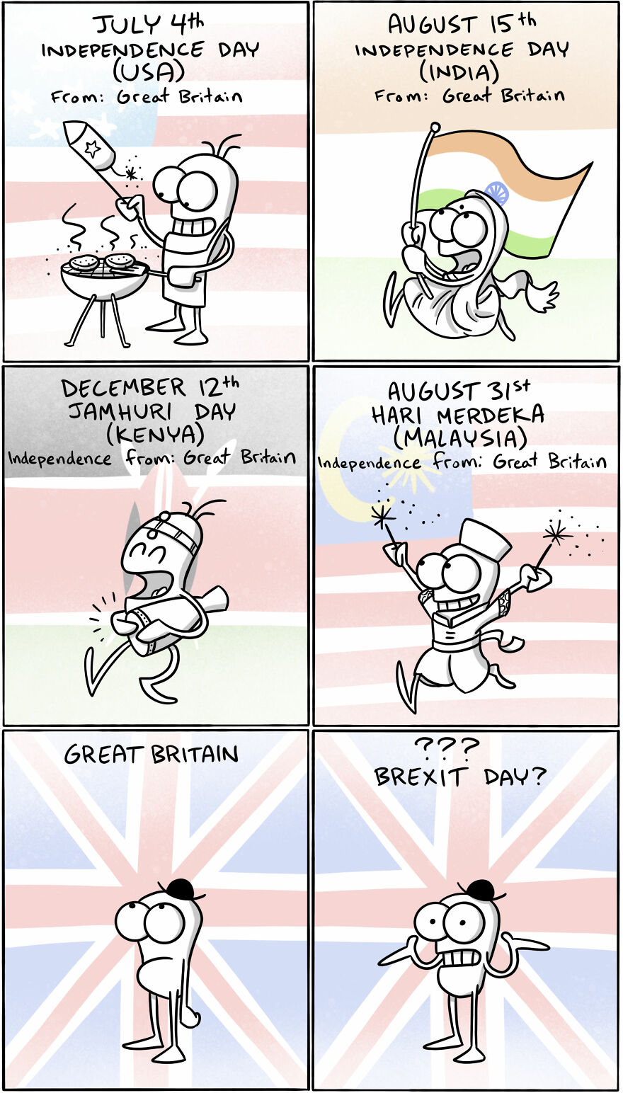 Artist Hilariously Illustrates The Differences Between Different Countries And Languages (New Pics)