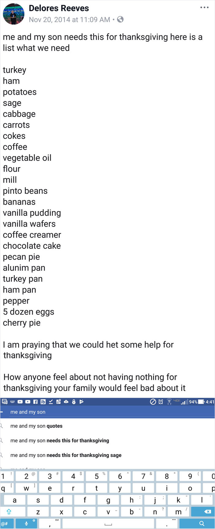 Choosing Beggar Thanksgiving